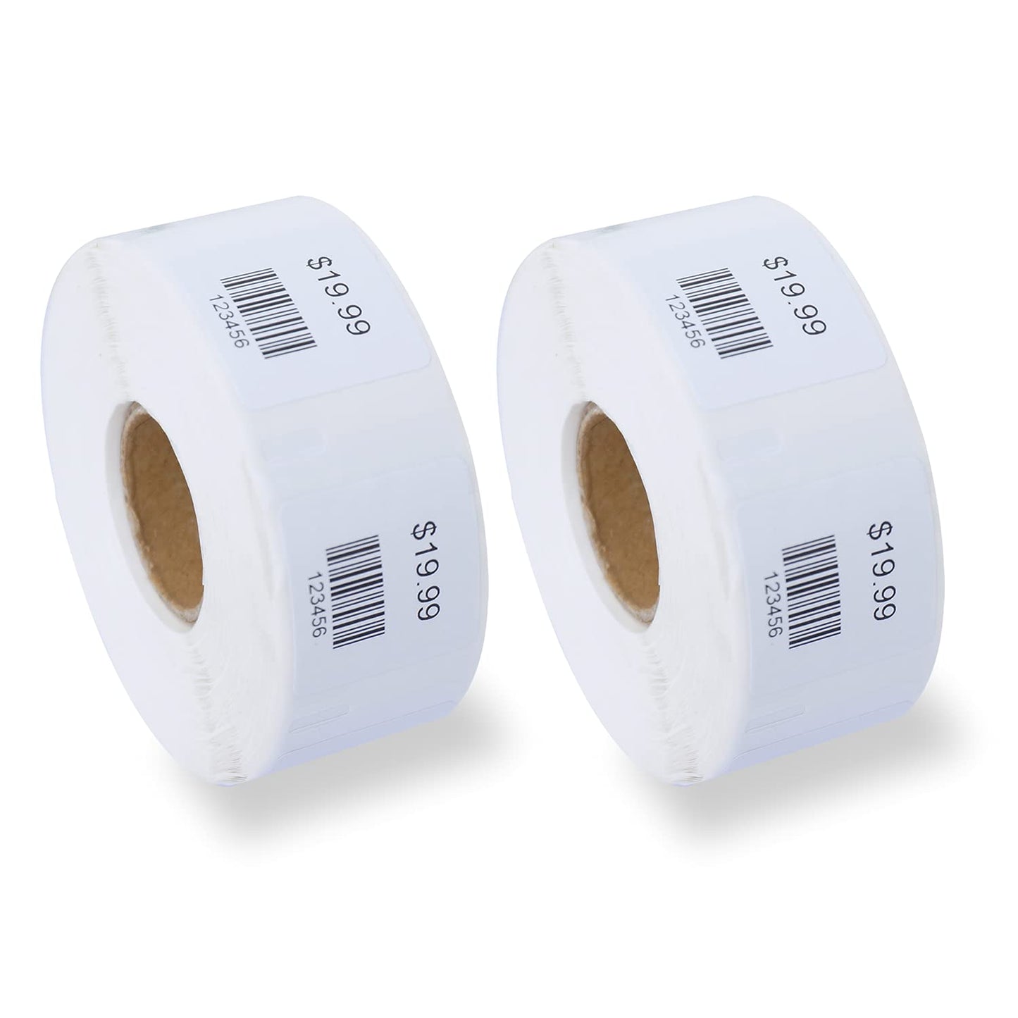 BETCKEY - Compatible with Dymo 30332 (1" x 1", Removable) Square QR code's Multi-Purpose Labels, Compatible for Dymo LabelWriter Thermal 450, 4XL & Zebra Desktop Printers [2 Rolls, 750 Labels]