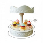 Cupcake Carousel Holders Cake Rotating Stand