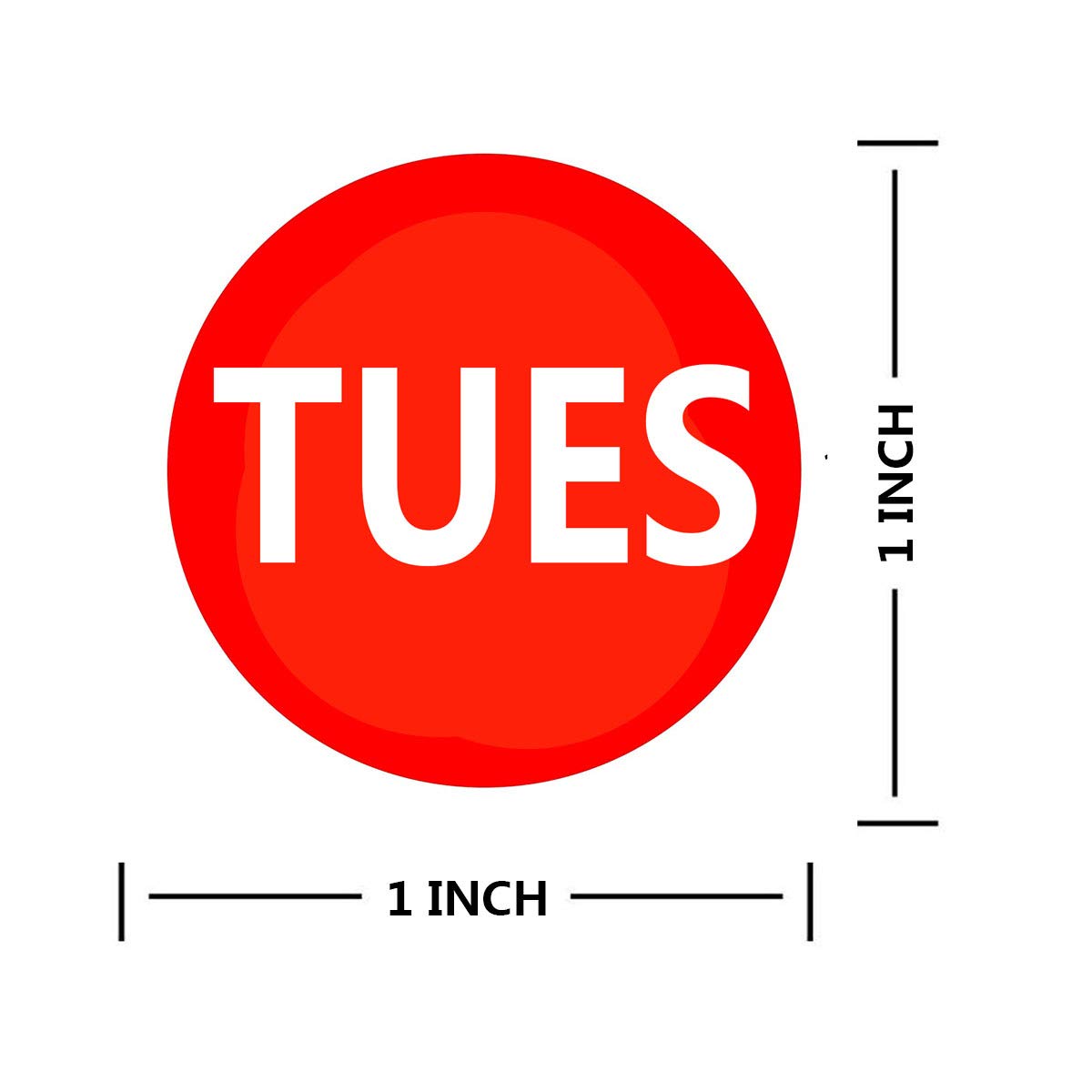 Remarkable 7 Days of The Week Labels Color Coding Dot Round Self Adhesive Stickers,1inch Round Dot Stickers-Mon,Tue,Wed,Thurs,Fri,Sat Sun-Food Rotation Labels(500 Pcs)