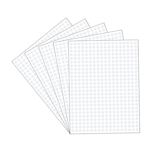 4500 Pcs 6mm Colored Dot Stickers Adhesive Color Code Stickers Small Circle Stickers Color Coding Labels Round Stickers Labels Garage Sale Price Stickers White