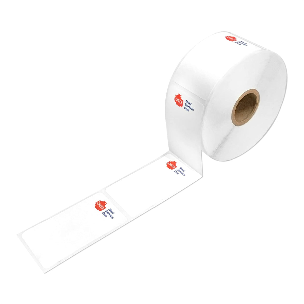 Printer Service Reminder Stickers, Check Engine Image, 500 Count