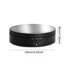 Denpetec Motorized Rotating Display Stand, 360 Degree Electric Turntable Matte