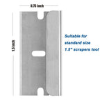 WEKOIL metal razor blades and glass scraper tool set with 10 replacement blades, ideal for removing decals, stickers, and residue.