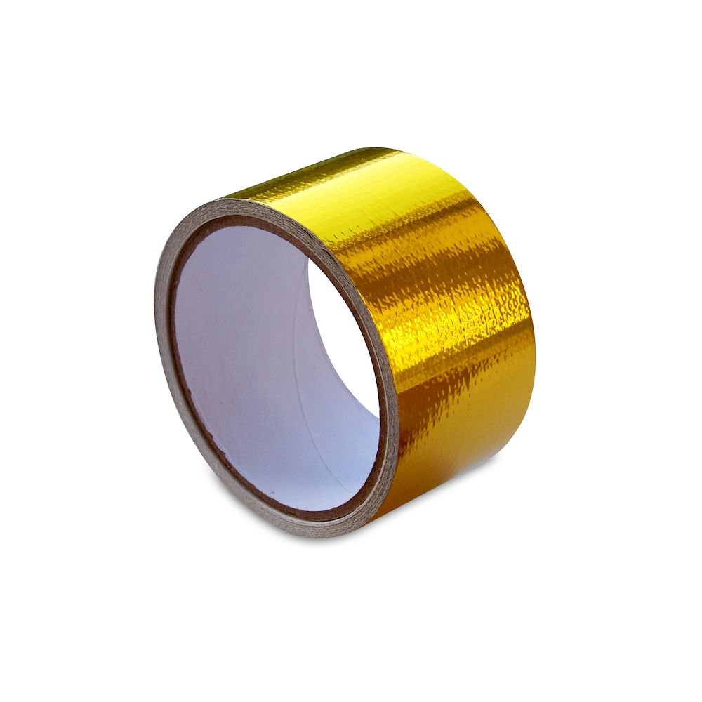 Mishimoto - MMGRT-215 Heat Defense Heat Protective Tape - 2" x 15' Roll Metallic Gold 2 Inches x 15 Feet