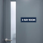 Standard X-Ray Room Sign (Brushed Silver) - Large Brushed Silver 3 x 9" - Large 1 Pack