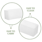 Wakauto 2Pack Slim Clear Plastic Storage Bin Extra Long Narrow Food Storage