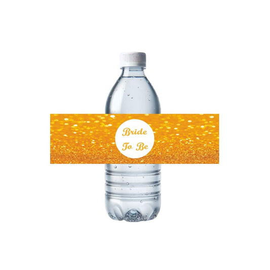 32 Pces Bride To Be Water Bottle Labels Bridal Shower Party Bottle Stickers, Waterproof Bachelorette Bottle Wrap Around Stickers Engagement Party Decorations, Bride Bachelor Wraparound Bottle Decor