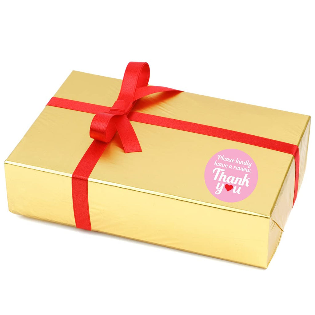Superb Home Please Kindly Leave A Review Thank You Stickers 1,000 Pink