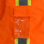 Radians SV63OXL Polyester Class 3 Two Tone Surveyor Safety Vest, X-Large, Orange, One Size