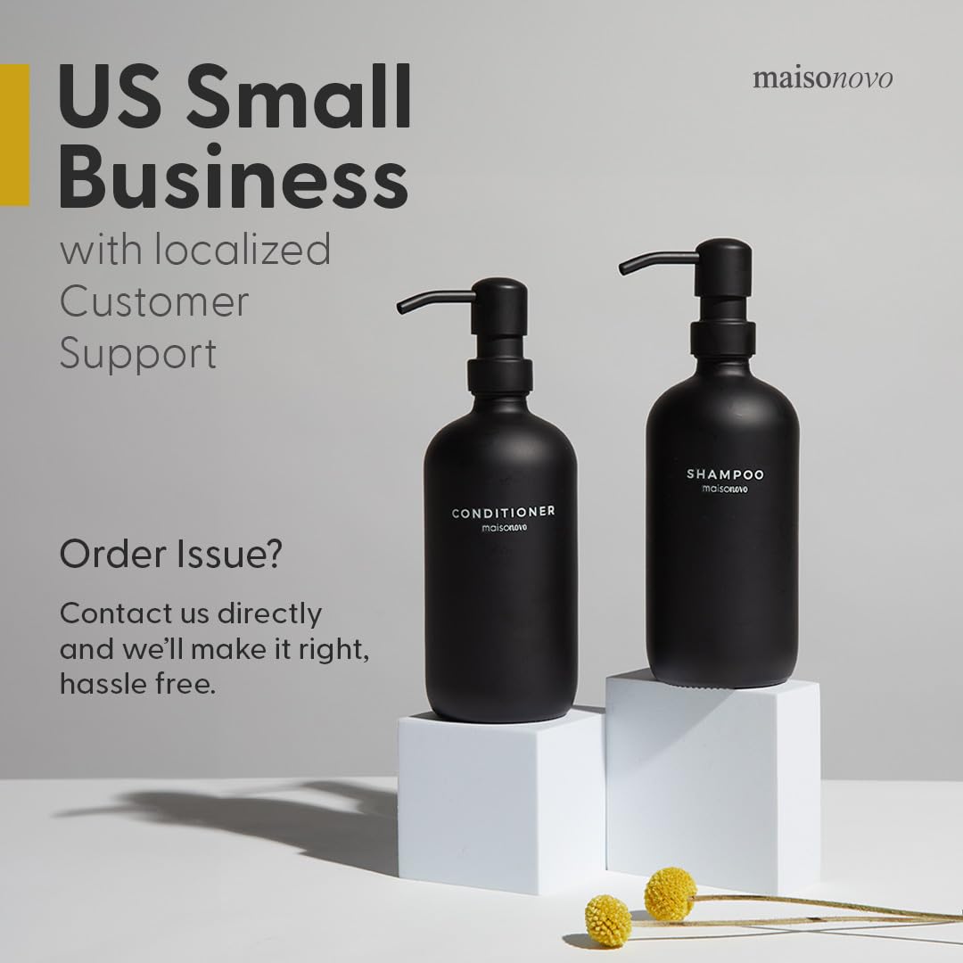 MaisoNovo Waterproof Labels for Bottles Modern Design - 6pc Hand Soap Pack Margaux Hand Soap