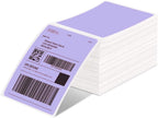 Phomemo 2" White Round Label Stickers Roll with 4x6 Thermal Labels for Shipping Label Printer
