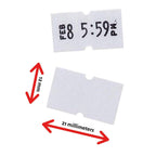 Perco 1 Line White & Fluorescent Red Labels - 16,000 Blank Price & Date Gun Labels Bundle