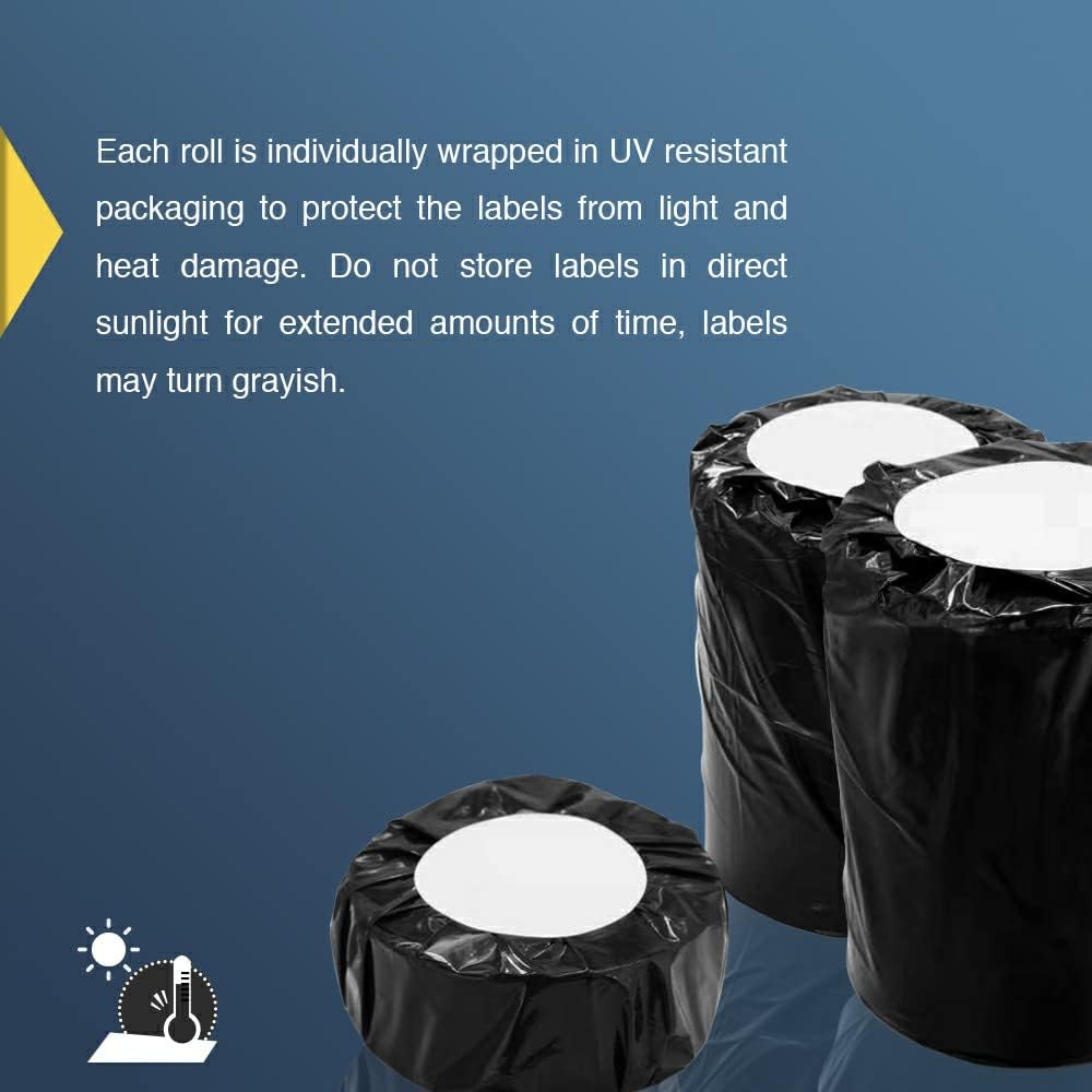 BETCKEY - Compatible Round Labels Replacement for Brother DK-1218 (0.94 in Dia), Use with Brother QL Label Printers [1 Roll/1000 Labels]