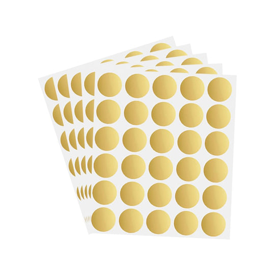 150 Pcs Scratch Off Stickers Self Adhesive Scratch Off Labels Lottery Ticket Stickers Scratch Card Labels Peel Stick Stickers for DIY Raffle Card Gold