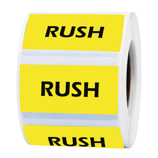 Rush Shipping Label Stickers 1×2 Inch Special Handling Instructions Shipping Mailing Stickers(Pack-500)