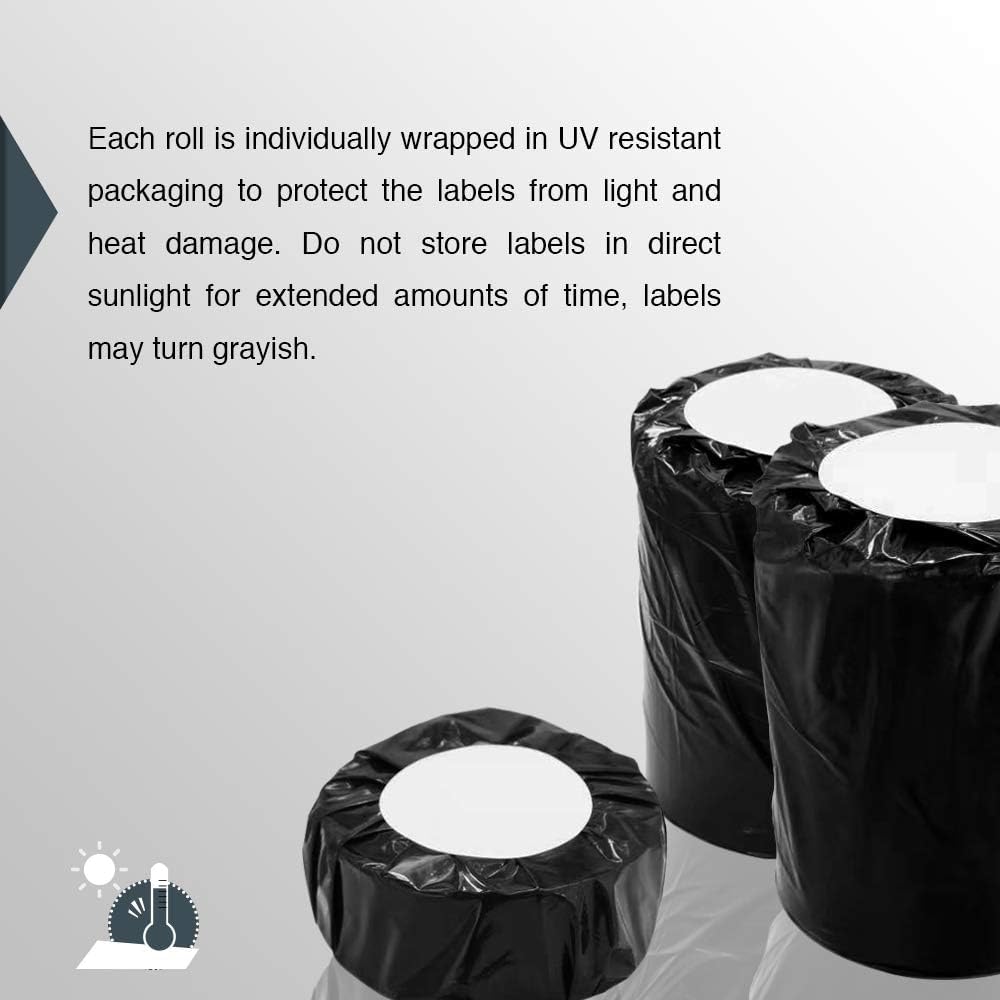 BETCKEY - Replace for DYMO 30347 (1" x 1-1/2") Book Spine Labels [10 Rolls] 10-rolls (7500 Labels)