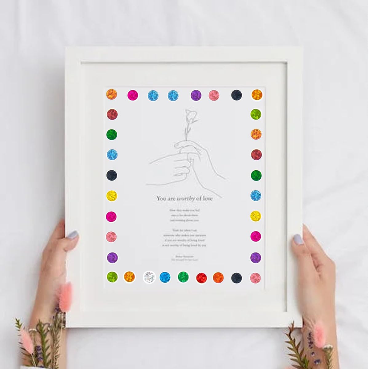 2530 Pcs Color Coding Labels - Sparkle Dot Stickers, Mini Round Dot Labels 2530pcs