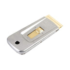 WEUPE razor blade scraper tool for glass, paint, decals, and stickers with 5 replaceable blades and holder for precise removal.