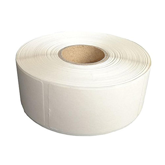 L LIKED Blank White 1 x 2 Inch Dissolvable Labels for Food Rotation Prep roll of 500 (1 Rolls) 1"X2"-500 Labels