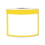 Name Tag Stickers, 2.25 x 3.5 Inch, Yellow, 900 Count 3 Rolls