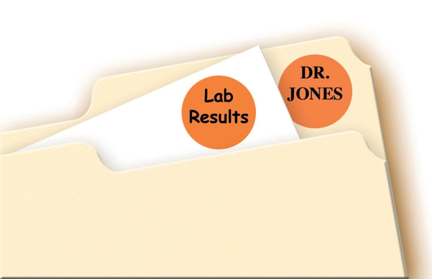 Avery Printable Color Coding Round Labels, 3/4 Inch Diameter, Orange, 1,008 Customizable Labels (05465)