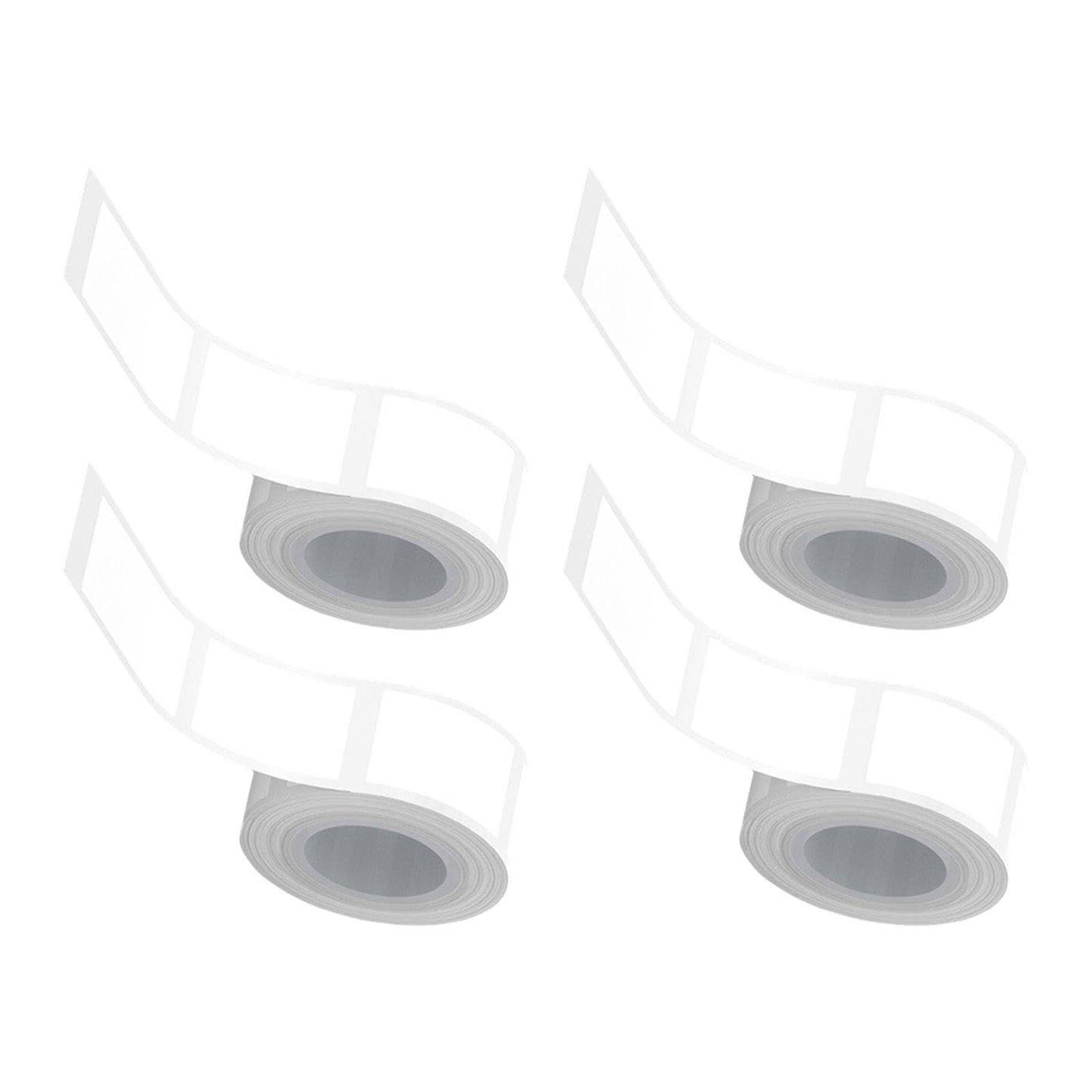 D30 Thermal Label Tape - Smart Labels Maker Refill, 12 X 40mm Mini Printer Paper Compatible with D30 Sticker Machine for Office, Home, Pack of 4 Roll