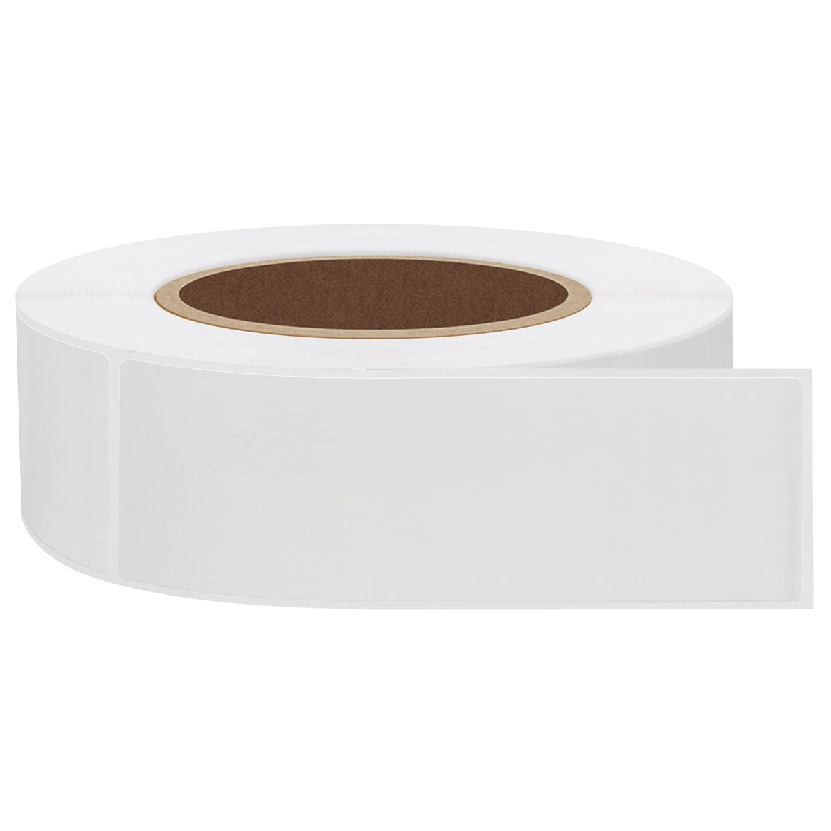 Hybsk 1x3 inch Rectangle Square Crystal Clear Retail Package Seals Circle Wafer Stickers/Transparent Labels (1x3 inch)