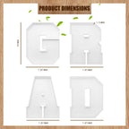 2026 Plastic Fillable Charcuterie Number Letter Shaped Reusable Serving Tray, Waterproof Food Dish Plate, 10 inch, New Year Graduation Party Treat (Grad) GRAD Shape