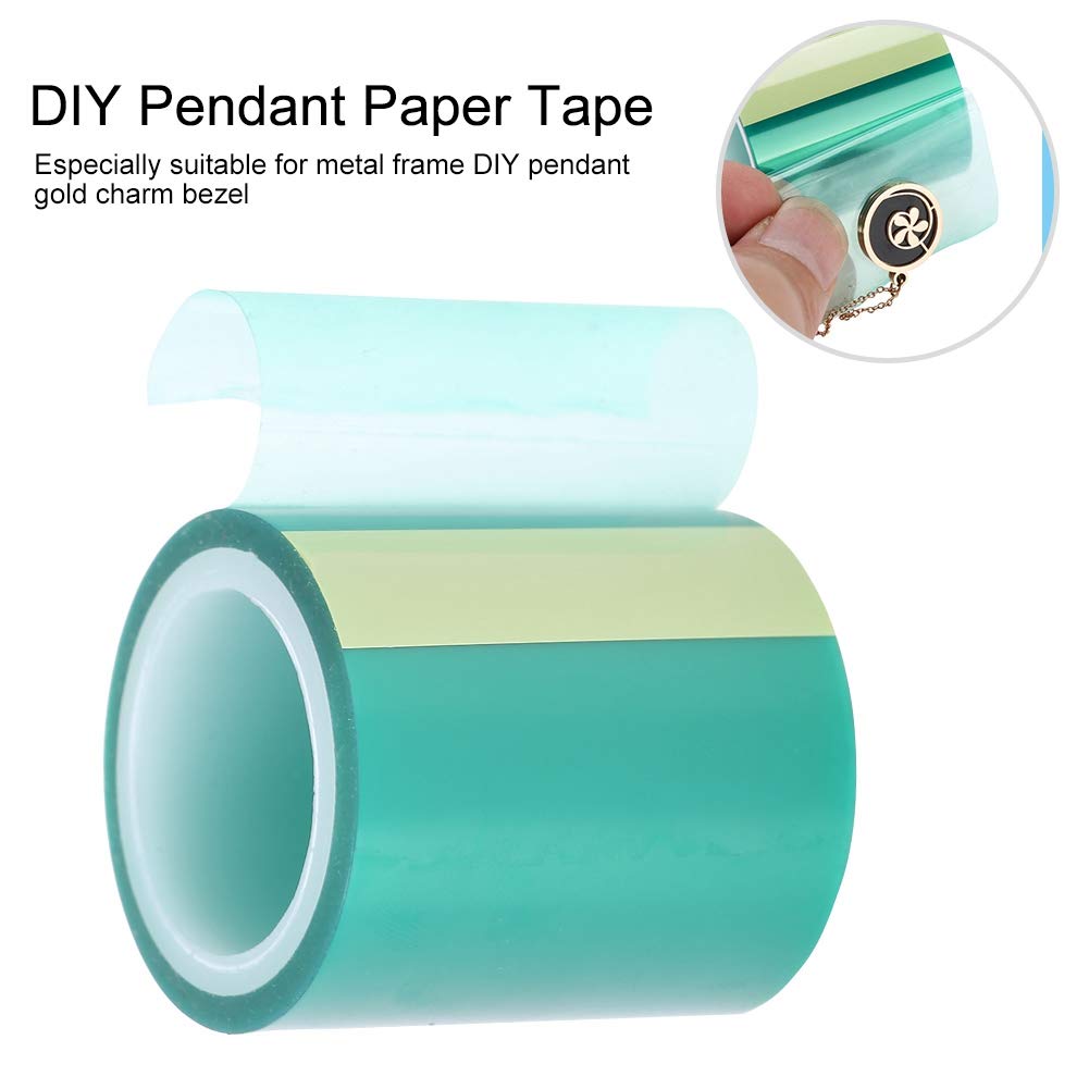 Paper Tape, Portable DIY Pendant UV Resin Seamless Craft Paper Tape for Jewelry Metal Frame Tools Making Metal Craft