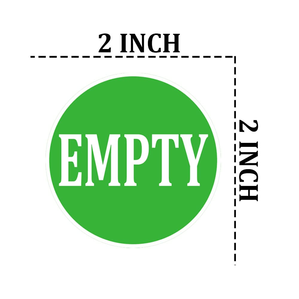 Empty Labels Inventory Control Stickers, 2 Inch Adhesive Shipping Labels for Inventory Control and Warehouse Organization.(500 Pcs)