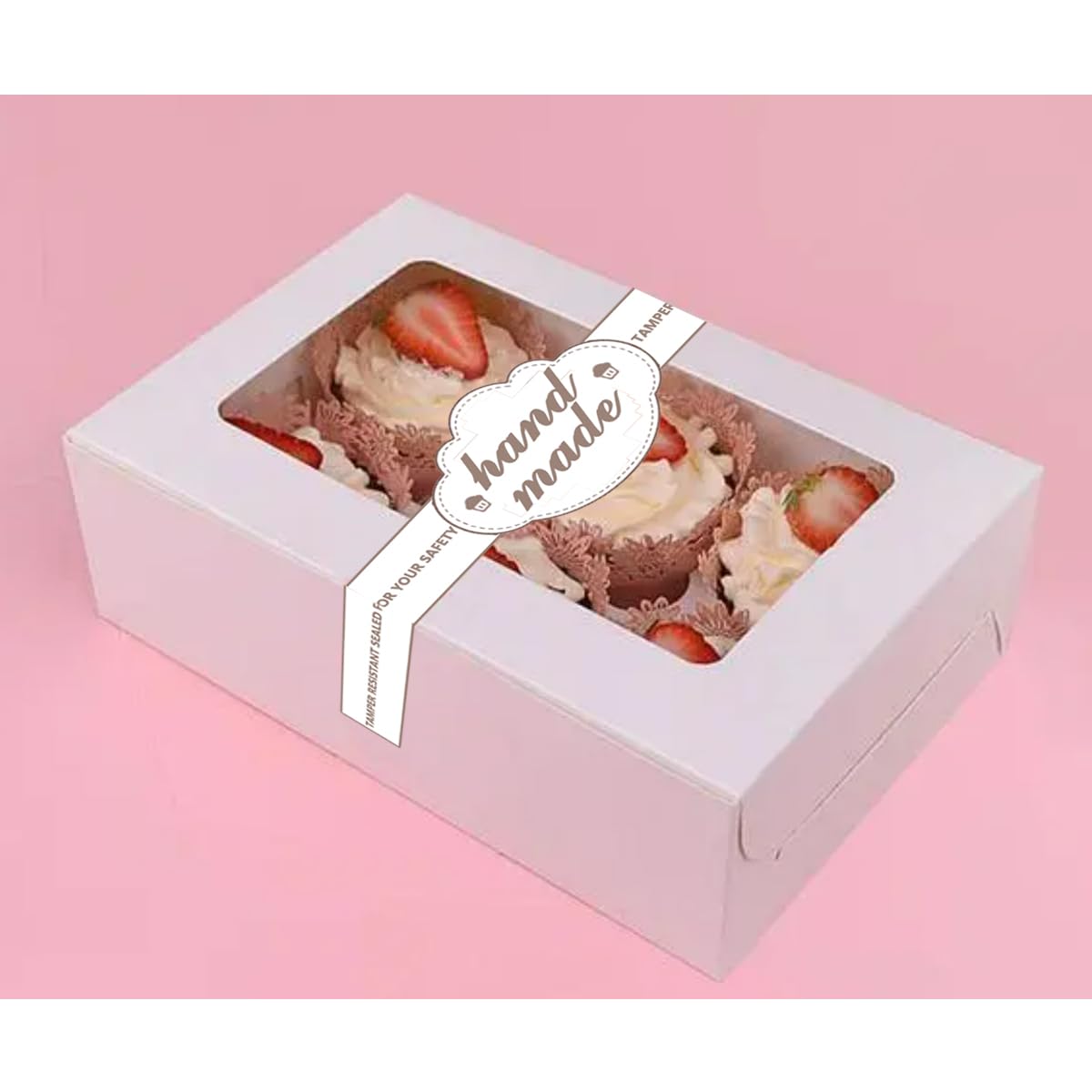 Food Retail Package Seal Labels, 9x1 Inch Safe Secure Tamper Evident Labels, Tamper Resistant Stickers, 500 Pcs