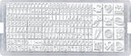 COLOP Craft Labeler Clothing Labels Stamp Kit with 20 Sew in Name Tags