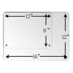 No Smoking No Vaping Symbol Signs, 8x12 Inch Rust Free, Reflective, UV Protected, Weather/Fade Resistant, Easy to Install, Indoor/Outdoors Use