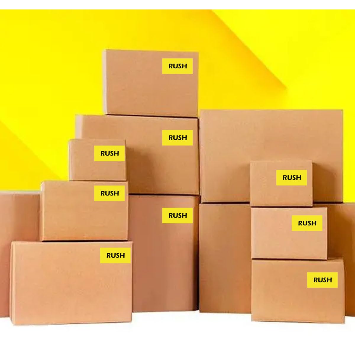 Rush Shipping Label Stickers 1×2 Inch Special Handling Instructions Shipping Mailing Stickers(Pack-500)