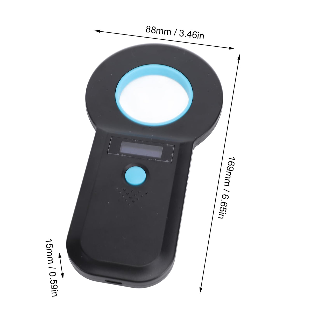 Pet Microchip Scanner Dual Frequency OLED 128 Records