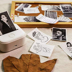 Memoking T02 White Thermal Paper and T02 Protective Case