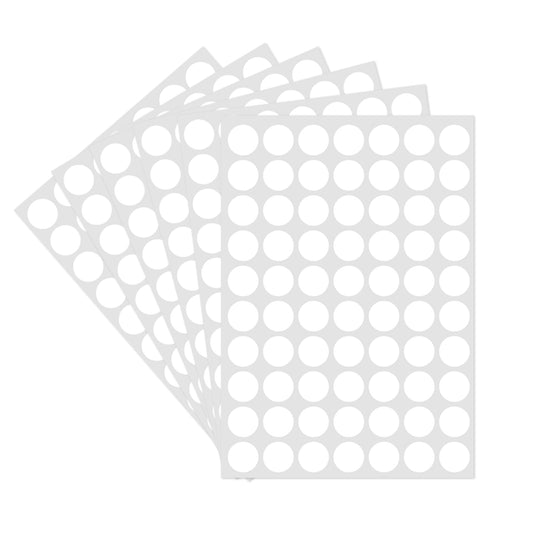 Starboling Dot Stickers - 1/2 Inch White Circle Labels, 1400pcs Writable Color Coding, Round Stickers for Office, Classroom, Garage Sale 0.5''