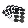 20 Sheets Printable Labels Mini Jar Labels for Storage Bins Adhesive Labels Pantry Sticker Oval Sticker Classification Sticker Bottle Chalk Bottle Black Oval Storage Box