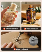 2 Inch Transparent Circle Self-Adhesive Waterproof Thermal Label+Gold Transparent Thermal Stickers