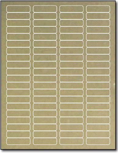 Gold Foil Return Address 1 3/4" x 1/2" for Laser Printers - 800 Labels