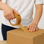 Eco-Friendly Brown Kraft Paper Packing Tape 2 Inch 30 Yards 6 Rolls