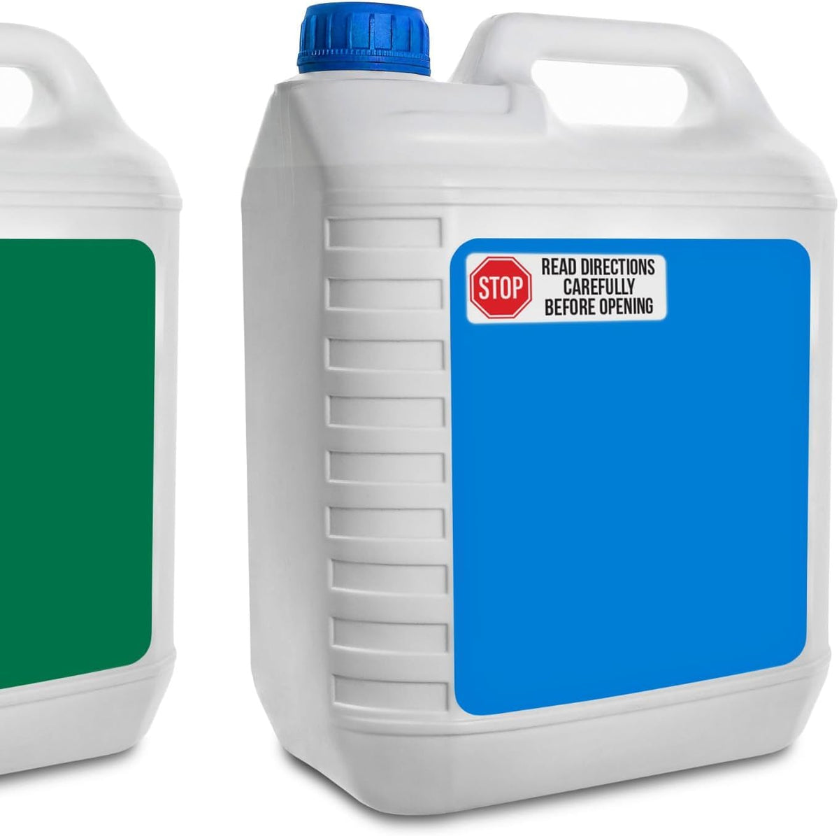 ChromaLabel 1x3 inch all-purpose color-code labels with stop read directions, 250 stickers per roll.