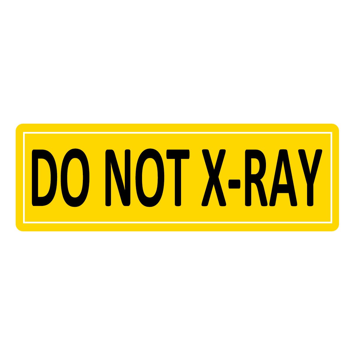 Do Not X_Ray Stickers Labels, 1 × 3 Inch Adhesive Warning Stickers for Shipping, Handling, Packing and Moving.(500 Pcs)