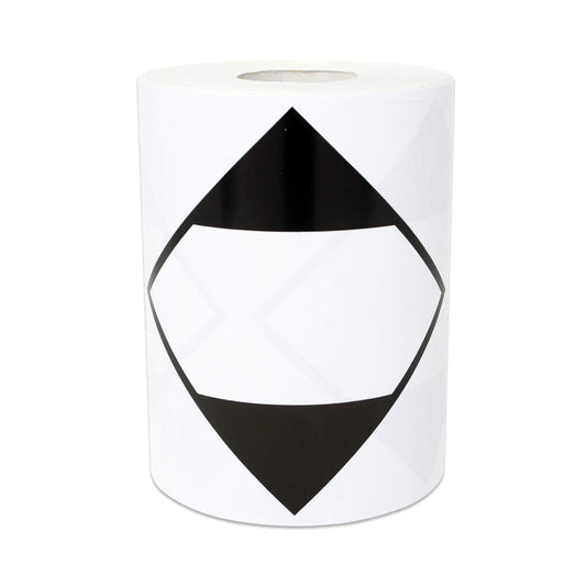 ORM-D Shipping Labels - 4" x 4" Diamond Limited Quantity of Dangerous Goods Labels for Transport Warehouse Handling - Diamond Shaped Labels Blank Limited Quantity Stickers - 1 Roll, Total 300 Labels Black