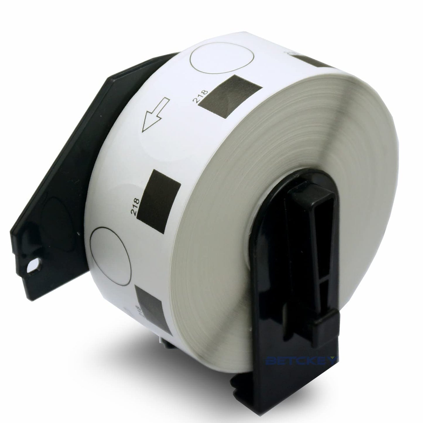 BETCKEY - Compatible Round Labels Replacement for Brother DK-1218 (0.94 in Dia), Use with Brother QL Label Printers [1 Roll/1000 Labels]