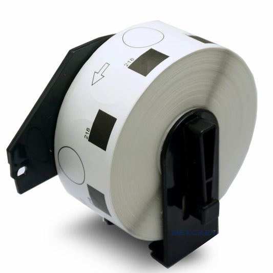 BETCKEY - Compatible Round Labels Replacement for Brother DK-1218 (0.94 in Dia), Use with Brother QL Label Printers [1 Roll/1000 Labels]