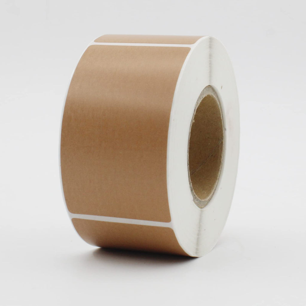 1.57"x2.76" Direct Thermal Labels, SAFYY Barcode SKU Labels, 400/Roll Self-Adhesive Address Shipping Stickers, Perforated & Compatible with Rollo Label Printer & Zebra Desktop Printers(Brown,6 Rolls) Brown, 6 Rolls