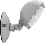 Lithonia Lighting Weatherproof LED Emergency Light Remote Head, Gray Single Head One Single Head Emergency Light