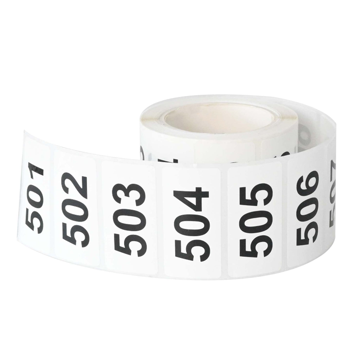 Consecutively Numbered Labels, 2 x 1 Inch Self-Adhesive Vinyl Inventory Numbered Sticker (001-500) 001-500