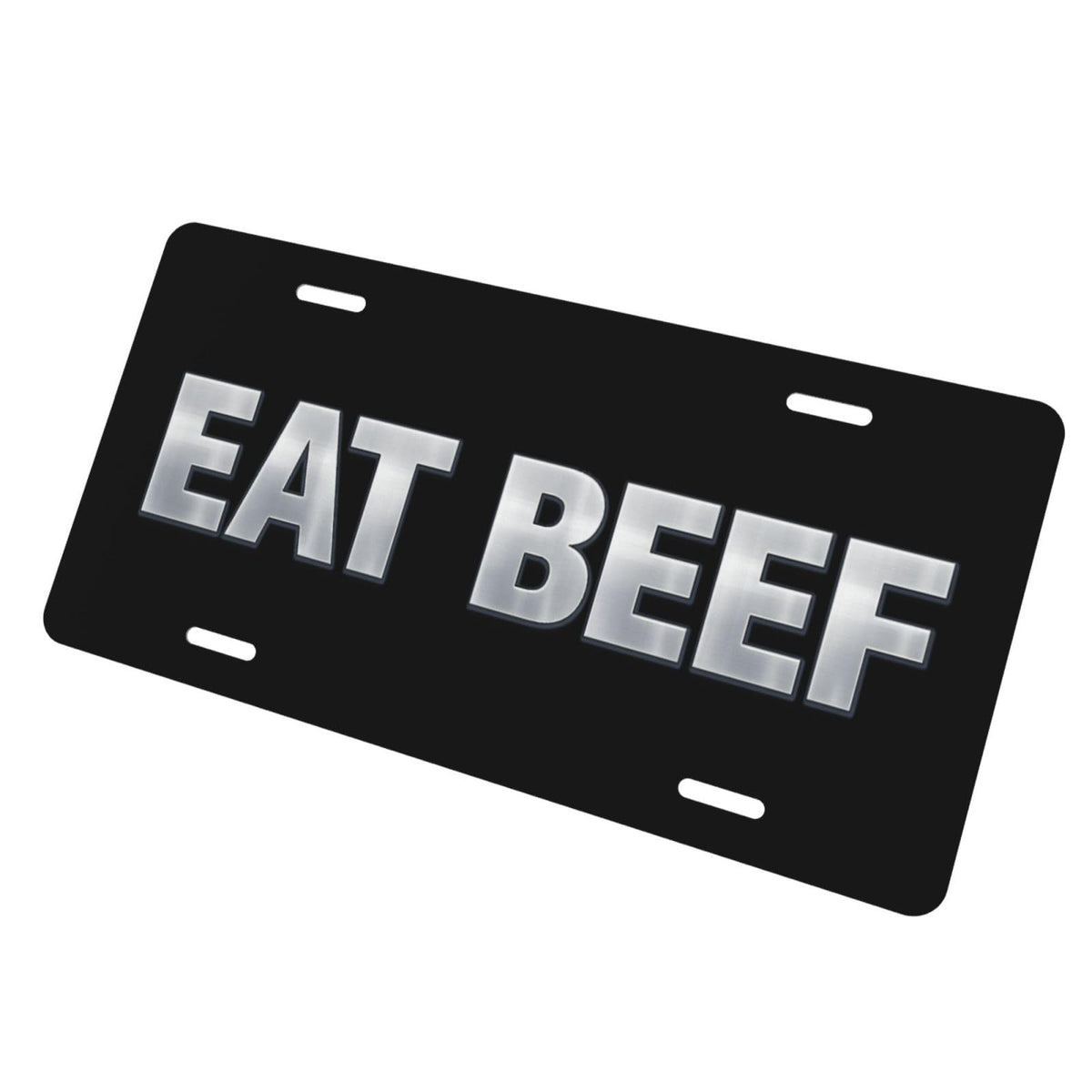 Eat Beef Aluminum License Plate Country Ranch Decor 6x12 Eat Beef